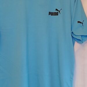 Puma Aqua Blue Short Sleeve Tee